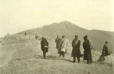 浙军在南京城外的紫金山上