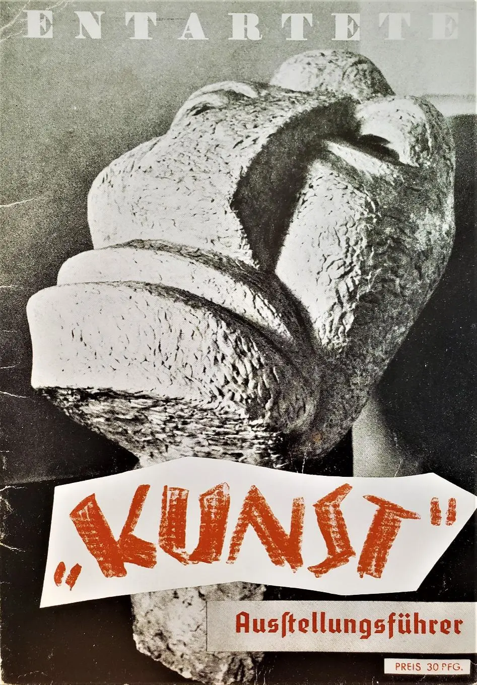 “堕落艺术展”海报 ,慕尼黑艺术之家美术馆, 1937年7月